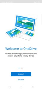 microsoft one drive app