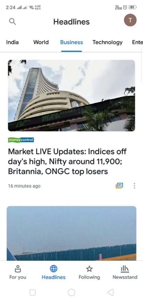 google news app for android