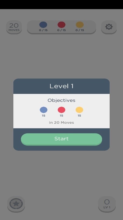 two dots game level 1