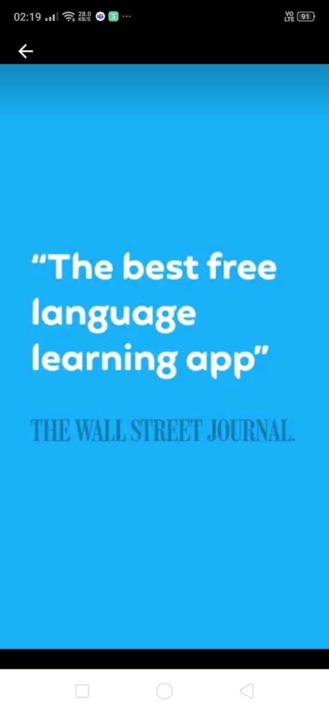 duolingo best free learning