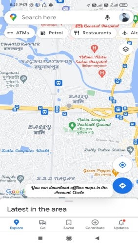 google map live navigation