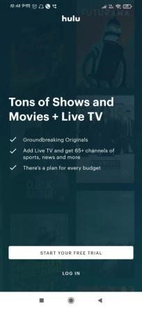 Hulu Shows Movie and Live TV