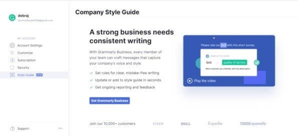 safe and secure grammarly app