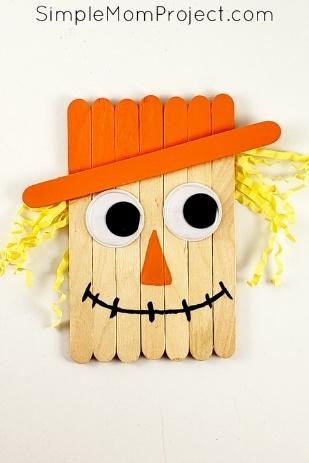Craft Stick Scarecrow