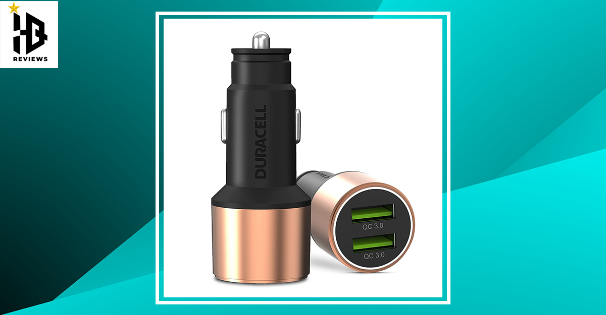 DURACELL CAR Charger Dual QC3.0 Port 36W